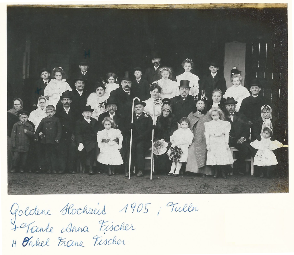 Goldene Hochzeit der Anna und Franz Fischer aus Rust in Tulln