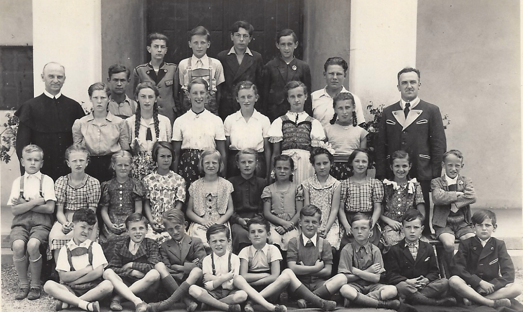 Klassenfoto Schule Rust, ca. 1952