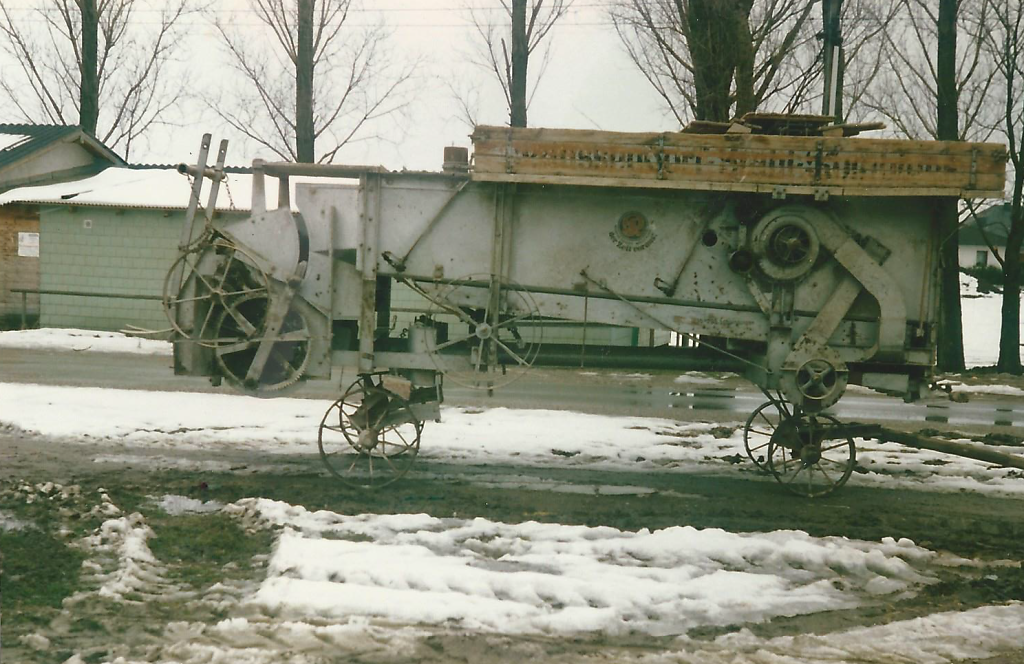 Dampf-Dreschmaschine Marke „Rausendorf“ – verkauft ca 1990